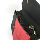 Red and Black Clutch | Fashion Jewellery Outlet | Fashion Jewellery Outlet