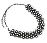 Black Tone Ivory Necklace | Fashion Jewellery Outlet | Fashion Jewellery Outlet