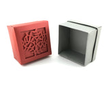 Square Laser Cut Black Paper Gift Box | Fashion Jewellery Outlet | Fashion Jewellery Outlet