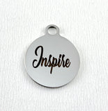 Inspire Round Personalized Charm | Fashion Jewellery Outlet | Fashion Jewellery Outlet