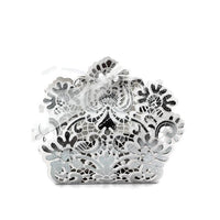 Silver Laser Cut Paper Gift Box | Fashion Jewellery Outlet | Fashion Jewellery Outlet