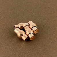Leather Jewelry Magnetic Locks, Rose Gold | Fashion Jewellery Outlet | Fashion Jewellery Outlet
