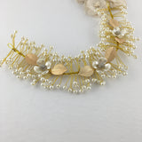 Gold Flexible Pearl Hair Vine, Hair Piece | Fashion Jewellery Outlet | Fashion Jewellery Outlet