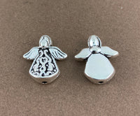 Angel Beads with Wings, Antique Silver Bead | Fashion Jewellery Outlet | Fashion Jewellery Outlet