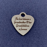 Personalized Charm for Grandmother | Fashion Jewellery Outlet | Fashion Jewellery Outlet