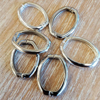 10 Big Oval Clasps | Fashion Jewellery Outlet | Fashion Jewellery Outlet