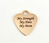Mom Engraved Charm | Fashion Jewellery Outlet | Fashion Jewellery Outlet