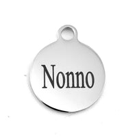 Nonno (Grandfather) Engraved Charm | Fashion Jewellery Outlet | Fashion Jewellery Outlet