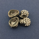 Alloy Gunmetal Skeleton Beads | Fashion Jewellery Outlet | Fashion Jewellery Outlet