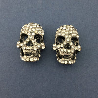 Alloy Gunmetal Skeleton Beads | Fashion Jewellery Outlet | Fashion Jewellery Outlet