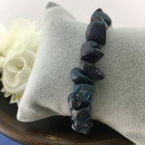 Navy Blue Natural Stone Bracelet | Fashion Jewellery Outlet | Fashion Jewellery Outlet