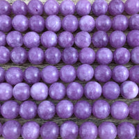 8mm Lavender Jade Bead | Fashion Jewellery Outlet | Fashion Jewellery Outlet