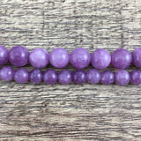 8mm Lavender Jade Bead | Fashion Jewellery Outlet | Fashion Jewellery Outlet