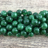 6mm Milky Green Jade Bead | Fashion Jewellery Outlet | Fashion Jewellery Outlet