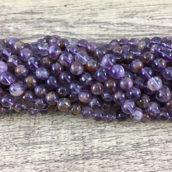 8mm Purple Phantom Bead | Fashion Jewellery Outlet | Fashion Jewellery Outlet
