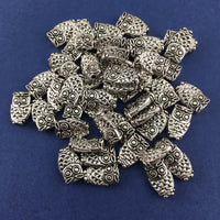 Antique Silver Alloy Owl Bead | Fashion Jewellery Outlet | Fashion Jewellery Outlet