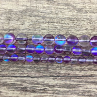 10mm Purple Mystic Aura Beads | Fashion Jewellery Outlet | Fashion Jewellery Outlet