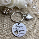 Love you to the moon & back Key Chain | Fashion Jewellery Outlet | Fashion Jewellery Outlet