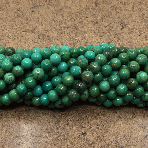 4mm Green Turquoise Beads | Fashion Jewellery Outlet | Fashion Jewellery Outlet