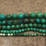 8mm Green Turquoise Beads | Fashion Jewellery Outlet | Fashion Jewellery Outlet