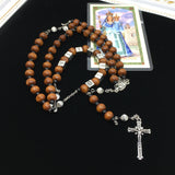 Wood Beads Custom Name Handmade Rosary | Fashion Jewellery Outlet | Fashion Jewellery Outlet