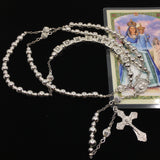 Alloy Silver Bead Custom Handmade Rosary | Fashion Jewellery Outlet | Fashion Jewellery Outlet