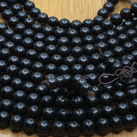 8mm Black Wood Bead with Guru Bead | Fashion Jewellery Outlet | Fashion Jewellery Outlet