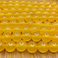 10mm Yellow Jade Bead | Fashion Jewellery Outlet | Fashion Jewellery Outlet