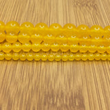 10mm Yellow Jade Bead | Fashion Jewellery Outlet | Fashion Jewellery Outlet