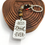Best Dad Ever Custom Keychain | Fashion Jewellery Outlet | Fashion Jewellery Outlet