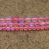 6mm Pink Mystic Aura Bead | Fashion Jewellery Outlet | Fashion Jewellery Outlet