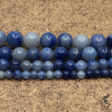 10mm Blue Aventurine Beads | Fashion Jewellery Outlet | Fashion Jewellery Outlet