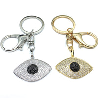 Silver Evil Eye Keychain | Fashion Jewellery Outlet | Fashion Jewellery Outlet