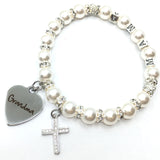 Grandma & Mama Swarovski Pearl Bracelet | Fashion Jewellery Outlet | Fashion Jewellery Outlet