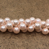 12mm Blush Pink Shell Pearls | Fashion Jewellery Outlet | Fashion Jewellery Outlet