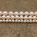 10mm Blush Pink Shell Pearls | Fashion Jewellery Outlet | Fashion Jewellery Outlet