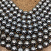 6mm Grey Shell Pearls | Fashion Jewellery Outlet | Fashion Jewellery Outlet