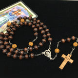 Wood Beads Custom Name Handmade Rosary | Fashion Jewellery Outlet | Fashion Jewellery Outlet
