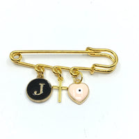 Alloy Evil Eye Safety Pins | Fashion Jewellery Outlet | Fashion Jewellery Outlet