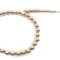 6mm 14K Gold Filled Rose Gold Beads | Fashion Jewellery Outlet | Fashion Jewellery Outlet