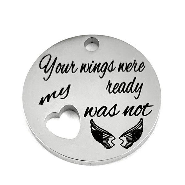 Your wings were ready my... Custom Charm | Fashion Jewellery Outlet | Fashion Jewellery Outlet