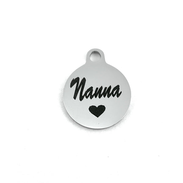 Nanna ❤ (Grandmother in Portuguese) Charm | Fashion Jewellery Outlet | Fashion Jewellery Outlet
