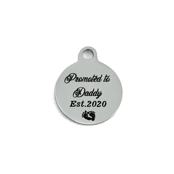 Dad to be Gift Custom Charm | Fashion Jewellery Outlet | Fashion Jewellery Outlet
