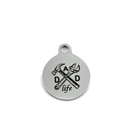 Dad Life - Gift for Dad Custom Charm | Fashion Jewellery Outlet | Fashion Jewellery Outlet