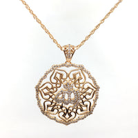 Allah CZ Micro Pave 18k gold plated Brass Charm Pendant | Fashion Jewellery Outlet | Fashion Jewellery Outlet