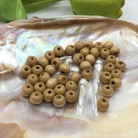 8mm Donut Shaped Wood Bead with 3mm Hole | Fashion Jewellery Outlet | Fashion Jewellery Outlet