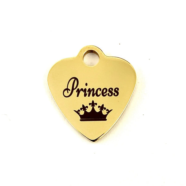 Princess Heart Customized Charms | Fashion Jewellery Outlet | Fashion Jewellery Outlet