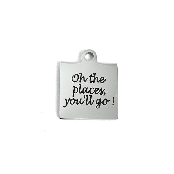 Oh the places you'll go! Personalized Charm | Fashion Jewellery Outlet | Fashion Jewellery Outlet