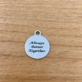 Always Better Together Personalized Charm | Fashion Jewellery Outlet | Fashion Jewellery Outlet