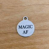 Magic AF Engraved Charm | Fashion Jewellery Outlet | Fashion Jewellery Outlet